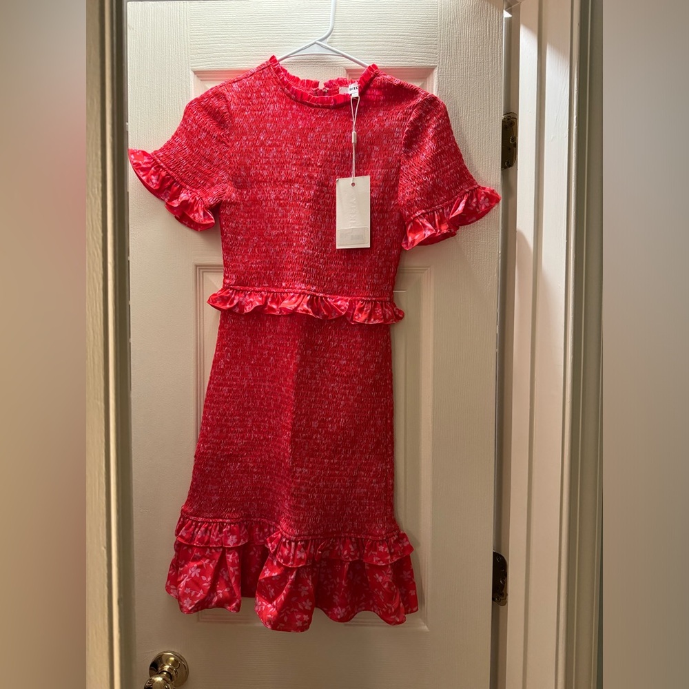 Likely Brand Faye Ruffled Smock Dress NWT